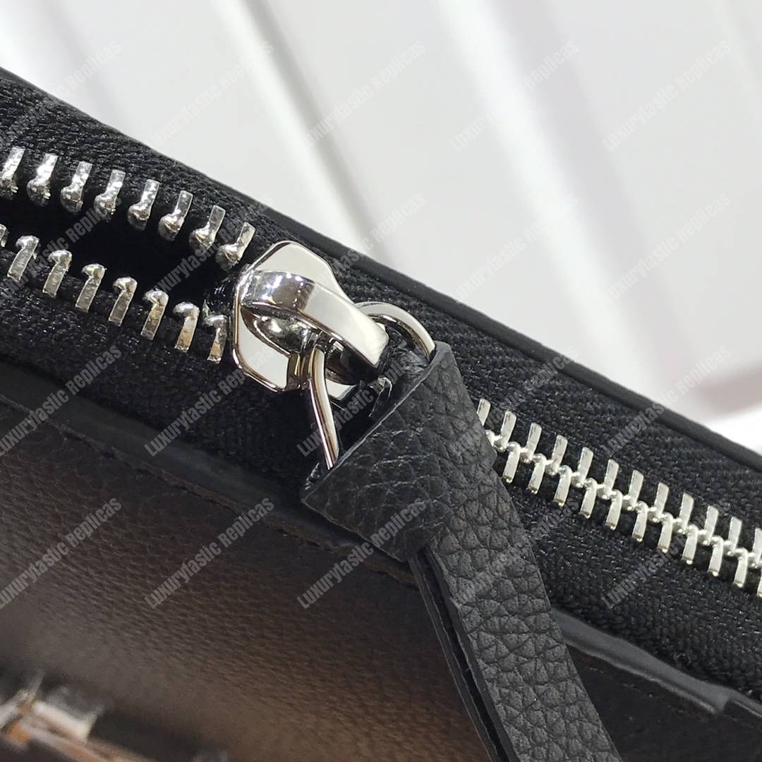 LV Lockme Zippy Wallet Noir
