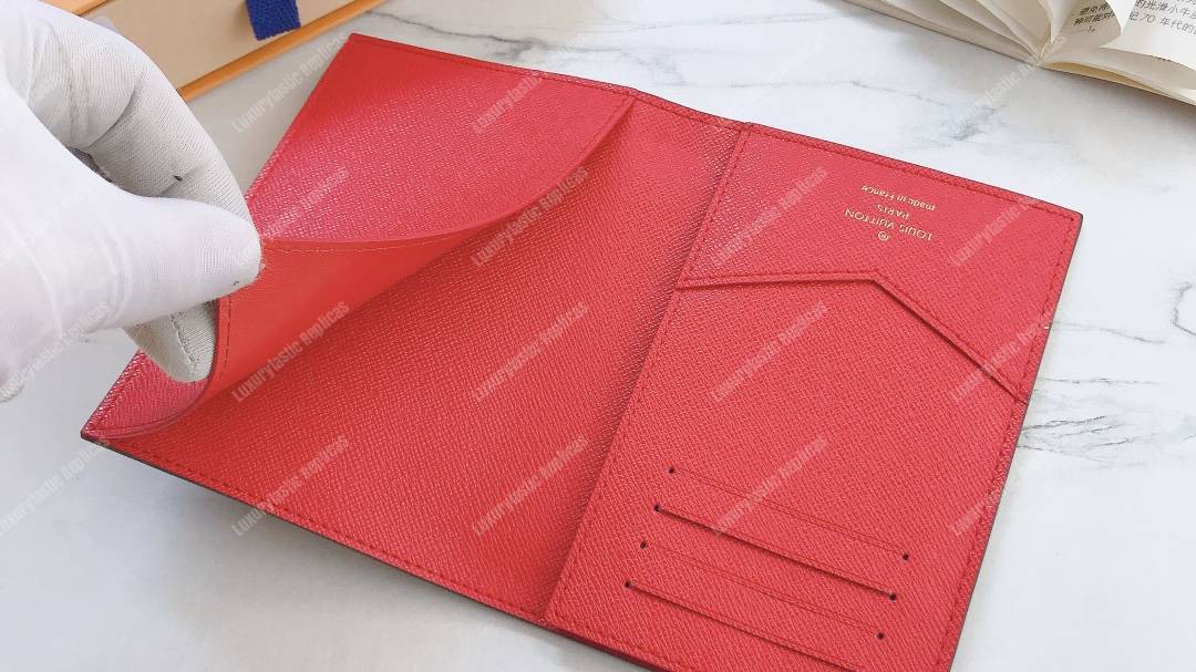 LV Passport Cover Eiffel Tower Print