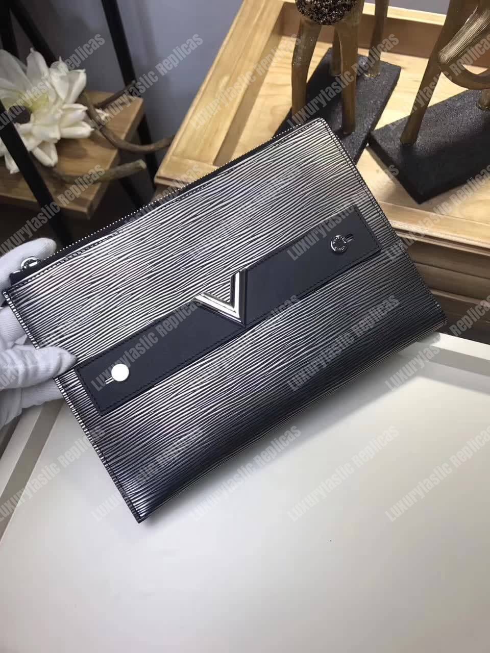 LV Pochette Essential V Epi Leather