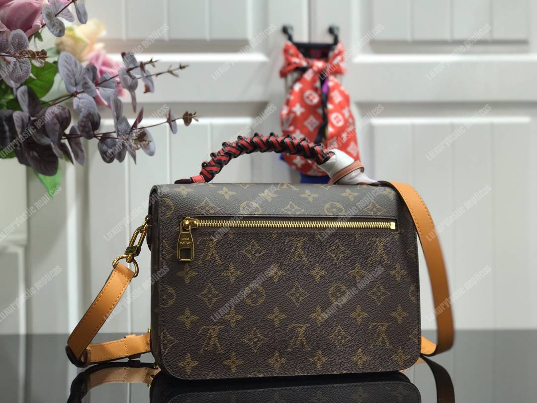 LV Pochette Métis Monogram Canvas Coquelicot Red