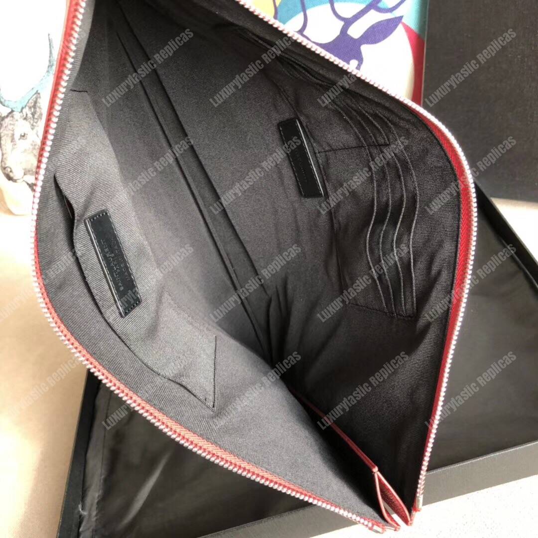 Saint Laurent Document Holder Red