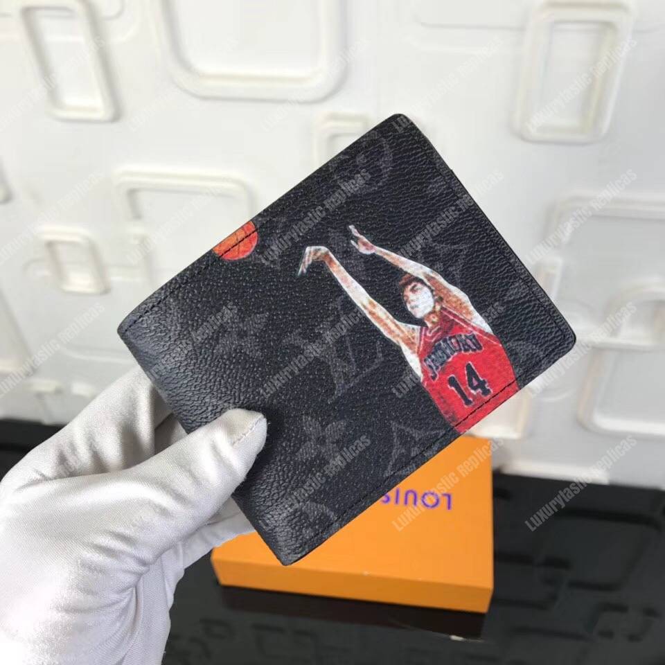 LV Multiple Wallet Monogram Eclipse Special Edition SlamDunk
