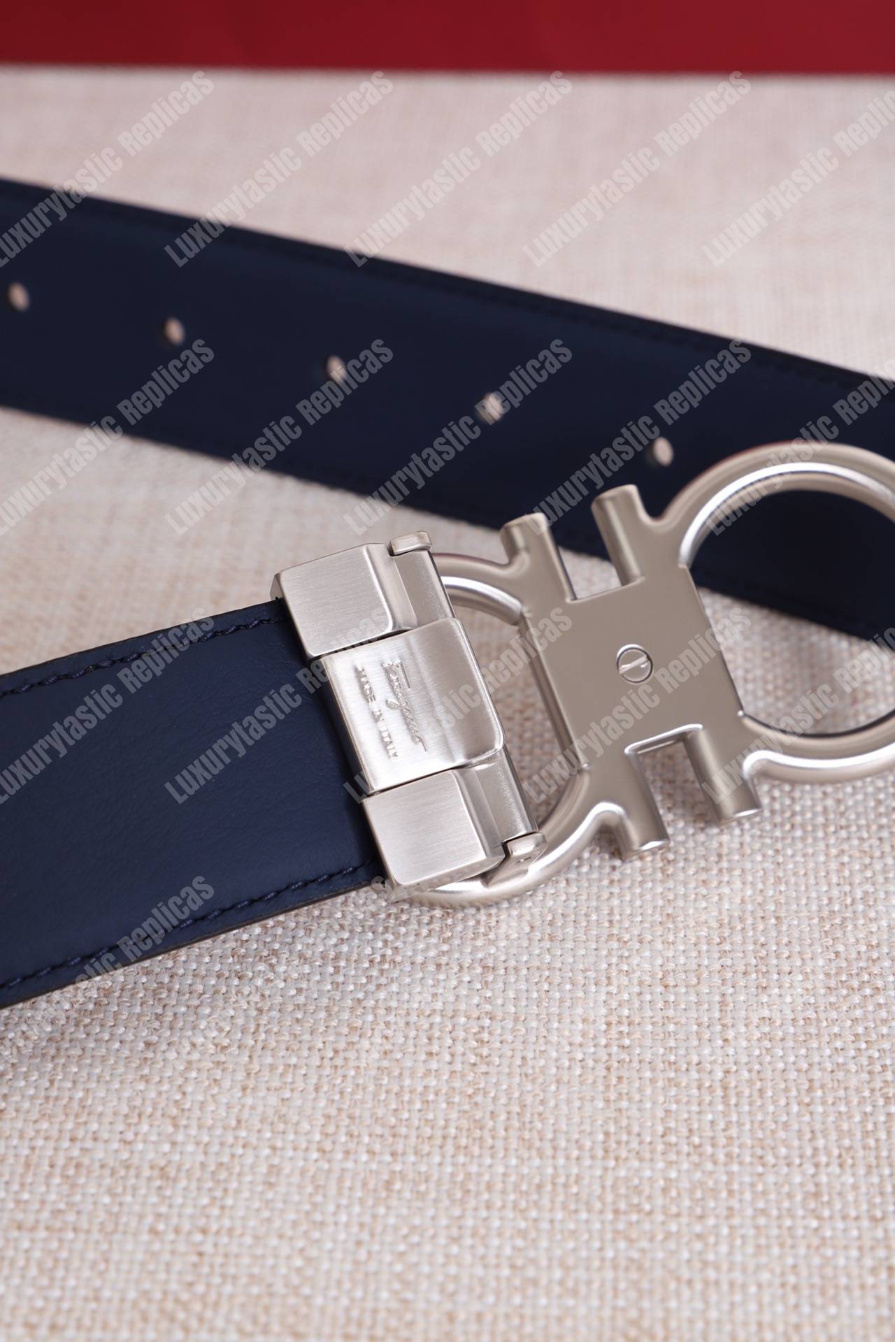 Salvatore Ferragamo Adjustable and Reversible Gancini Belt