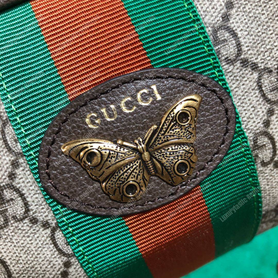 G*u*i mini gg bag with web and butterfly