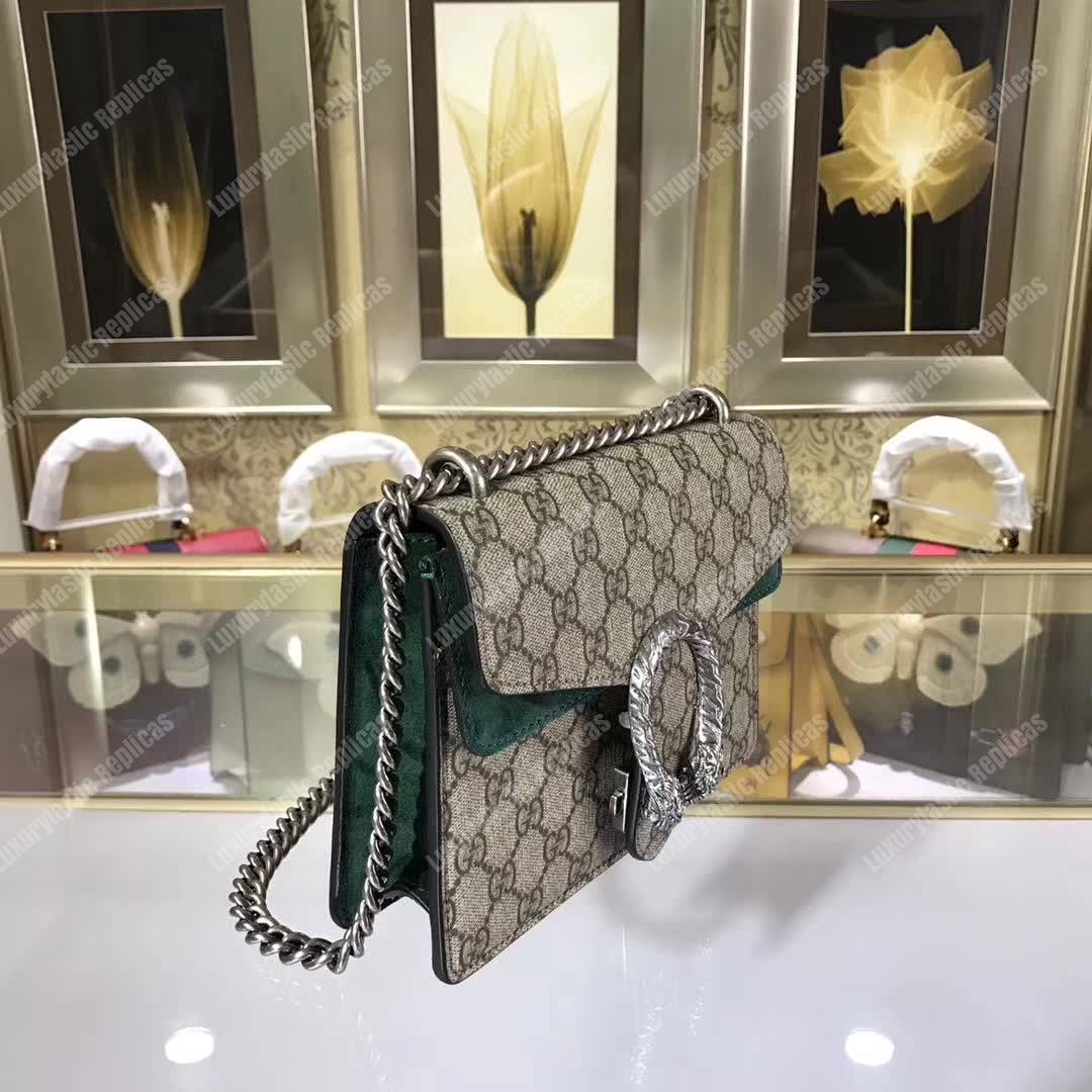 G*u*i dionysus mini gg shoulder bag beige green