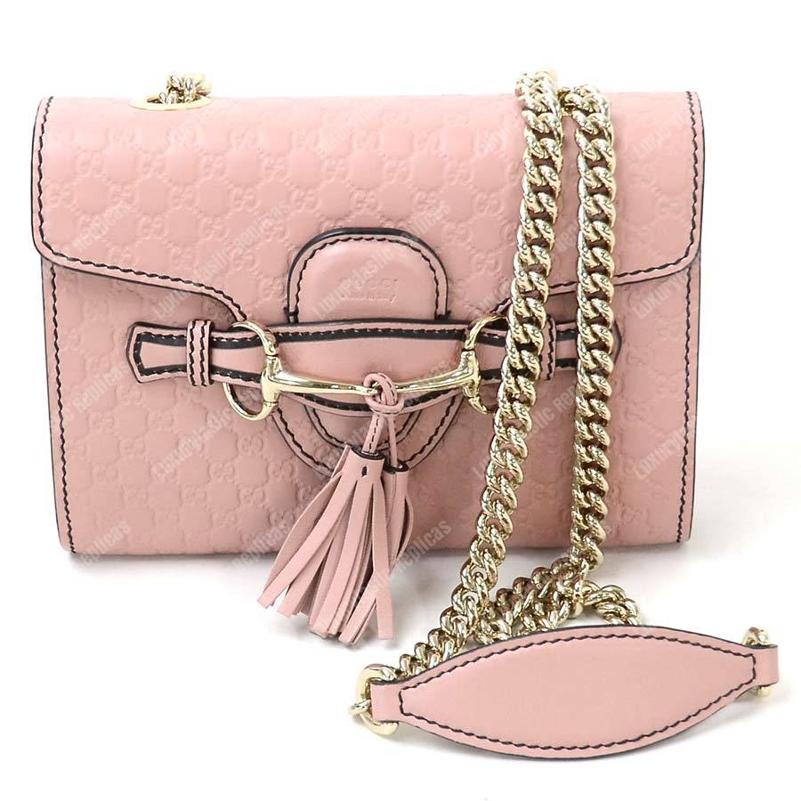 G*u*i emily mini micro G*u*issima bag light pink