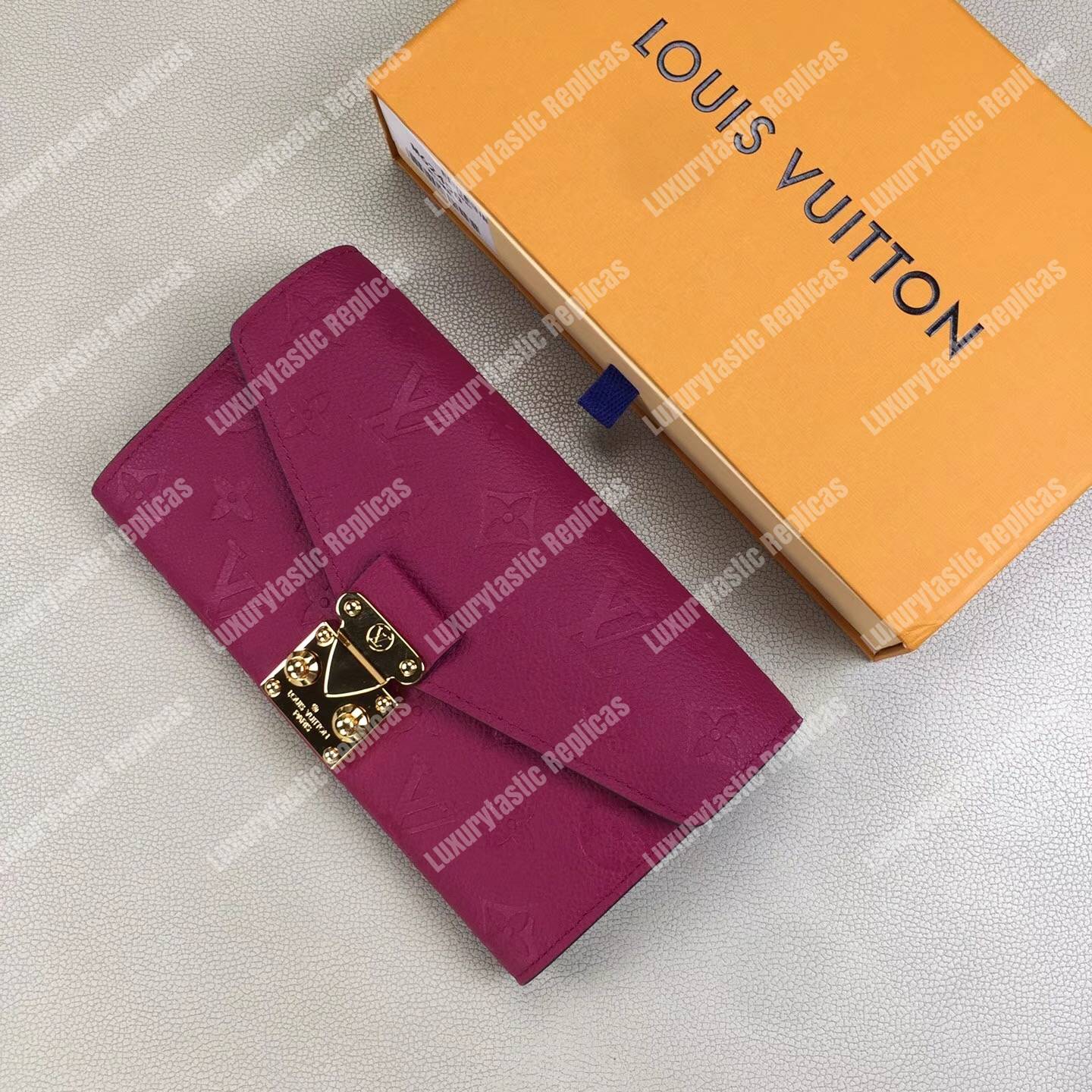 LV Metis Wallet Monogram Empreinte Leather Freesia