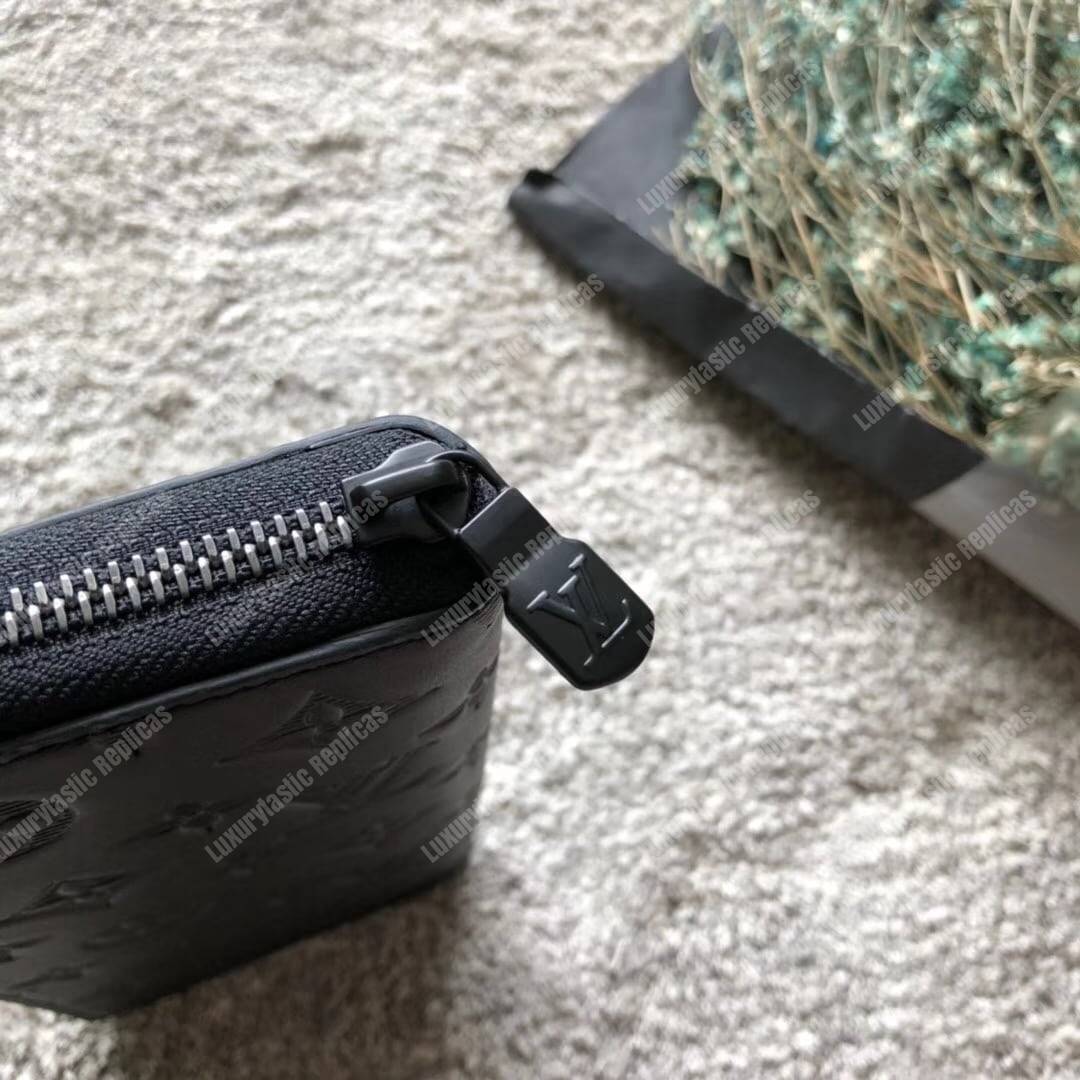 LV Zippy Wallet Vertical Monogram Shadow