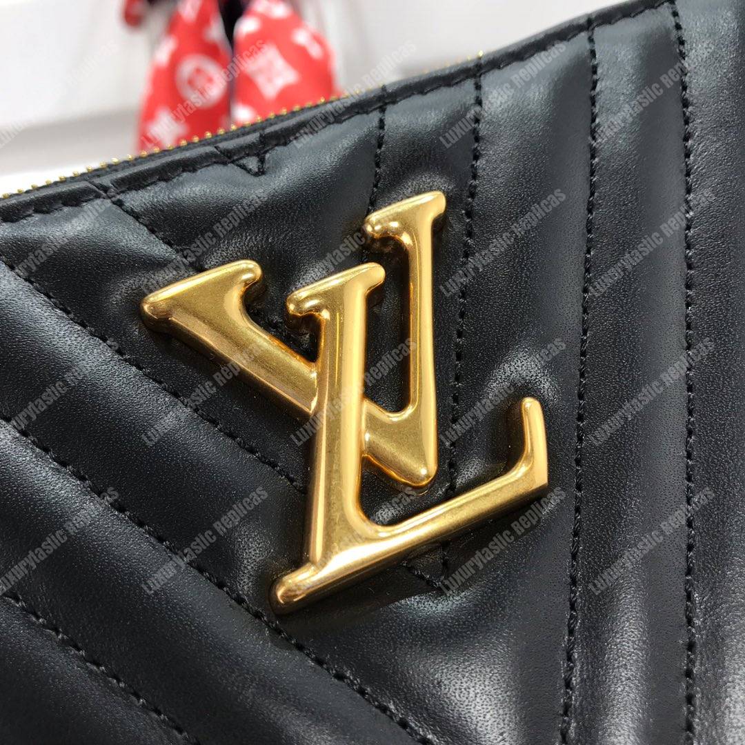 LV New Wave Zip Pochette Black
