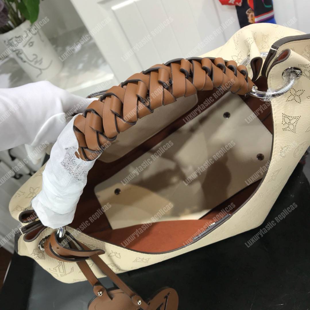 LV Carmel Mahina Monogram Creme