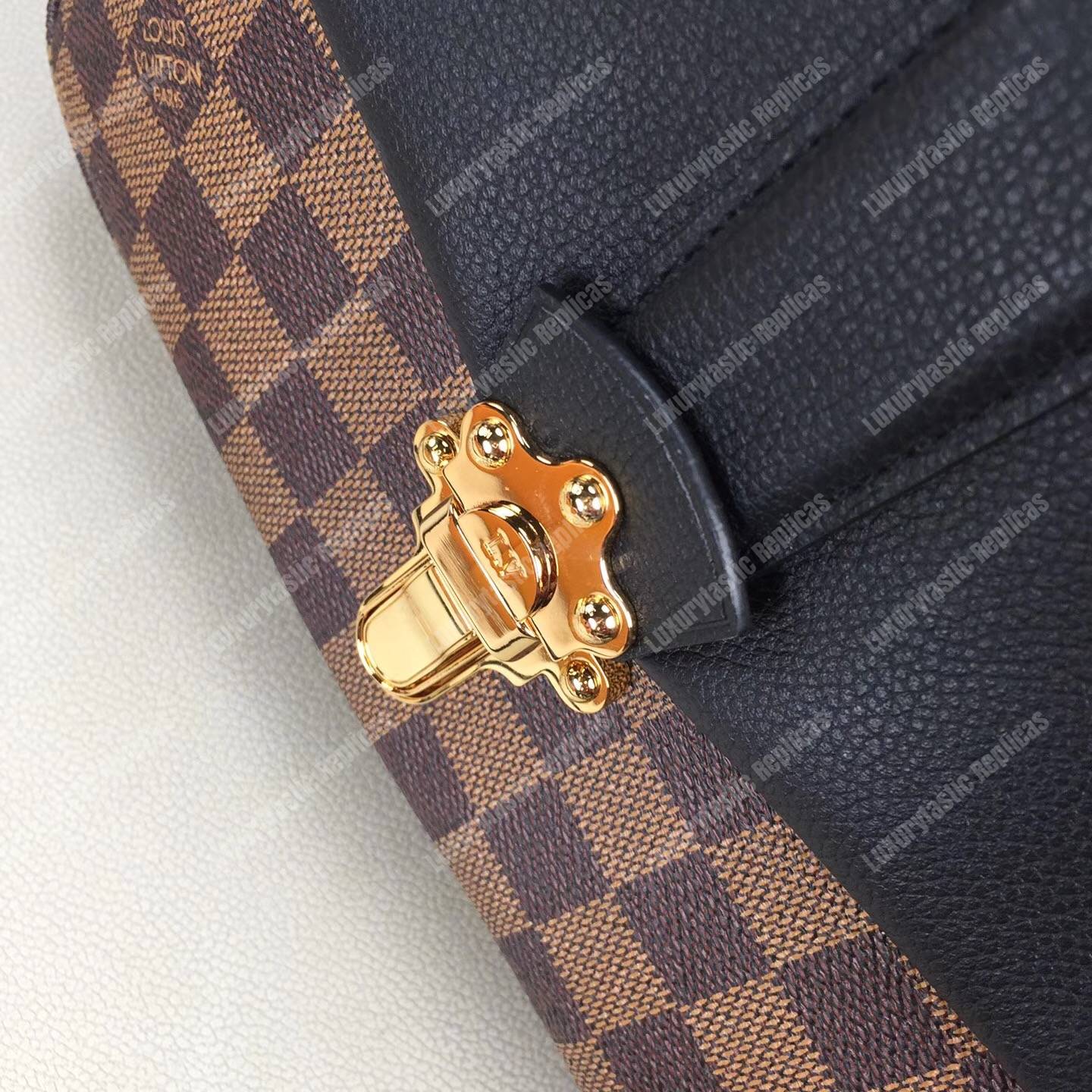 LV Clapton PM Damier Ebene Noir