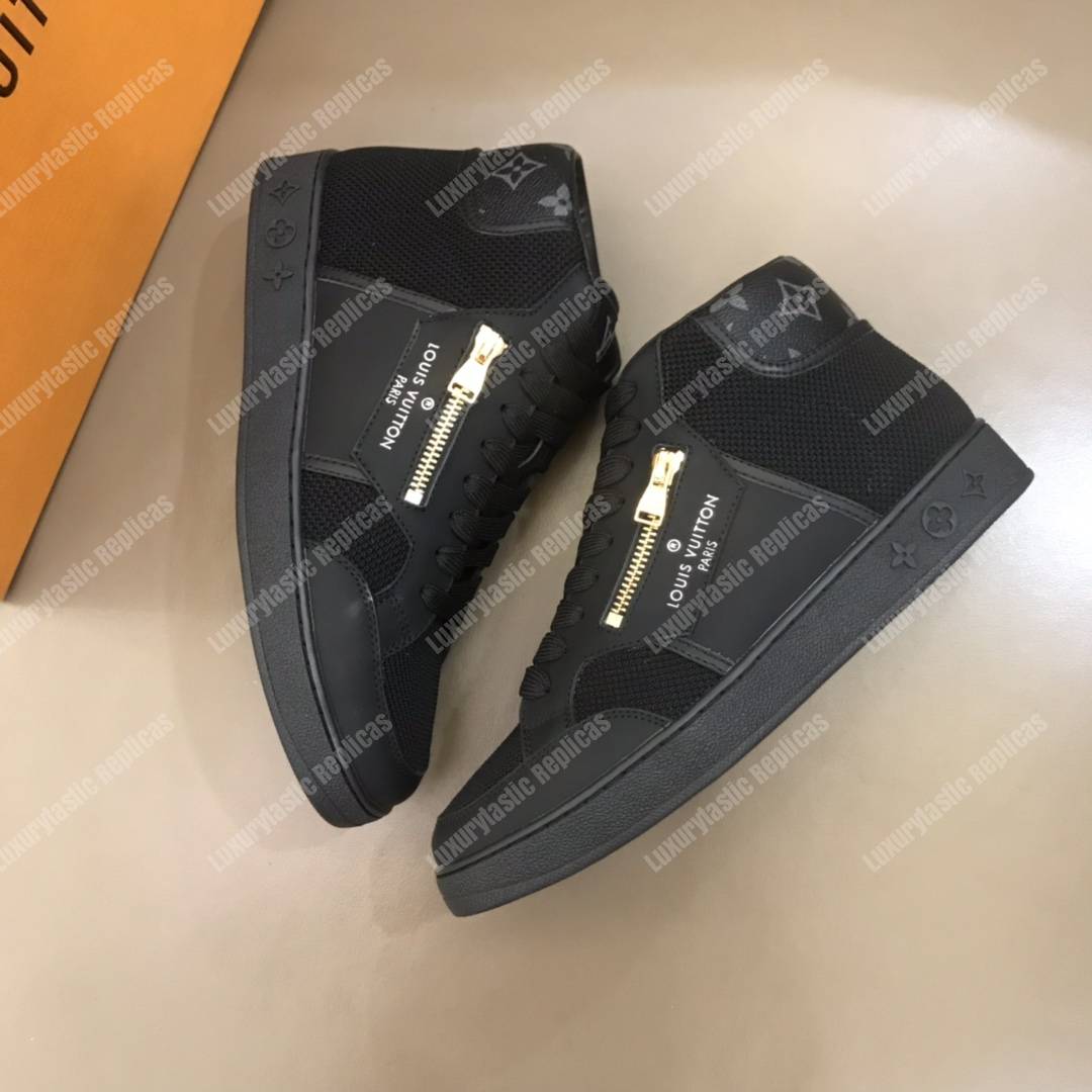 LV Rivoli Trainer Boots Black