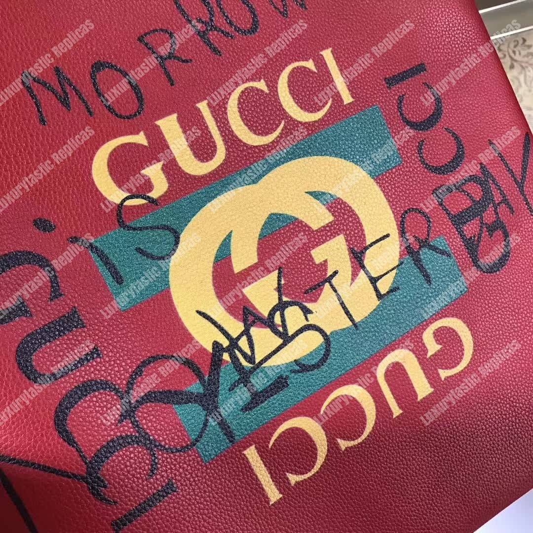 G*u*i coco capitán logo backpack red