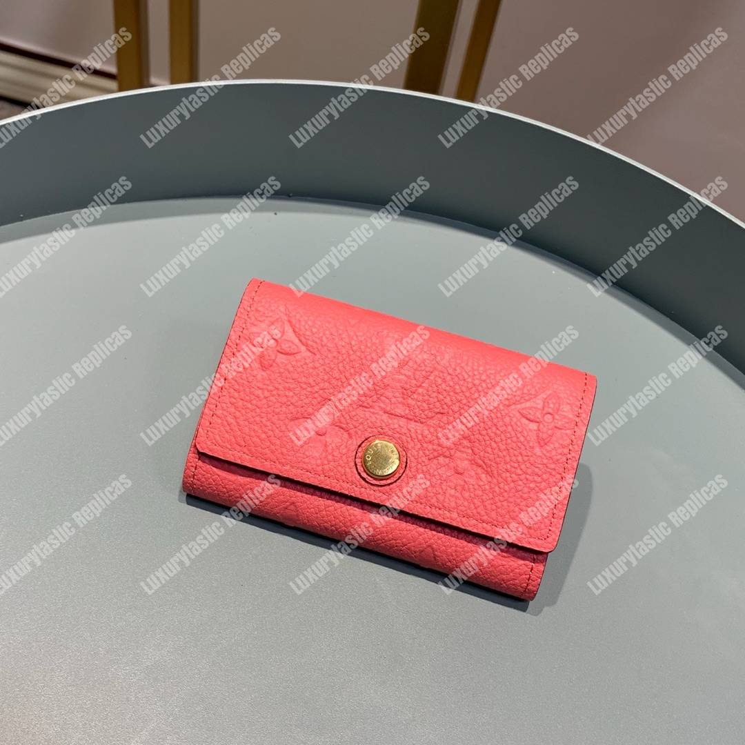 LV 6 KEY HOLDER Monogram Empreinte leather Cherry