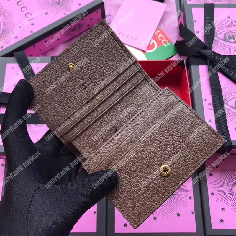 G*u*i queen margaret gg sup*e card case