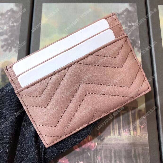G*u*i gg marmont card case dusty pink