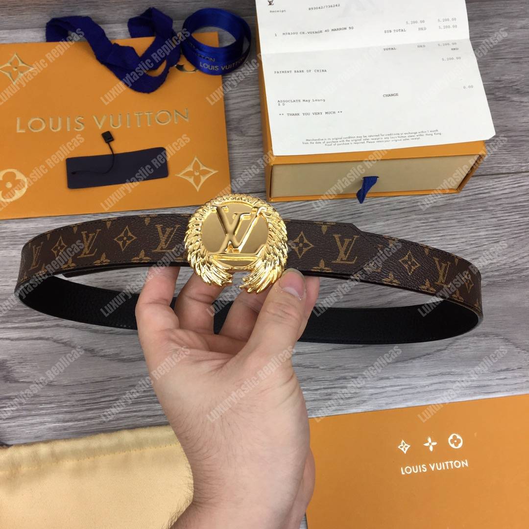 LV Circle 30mm Reversible Monogram Belt