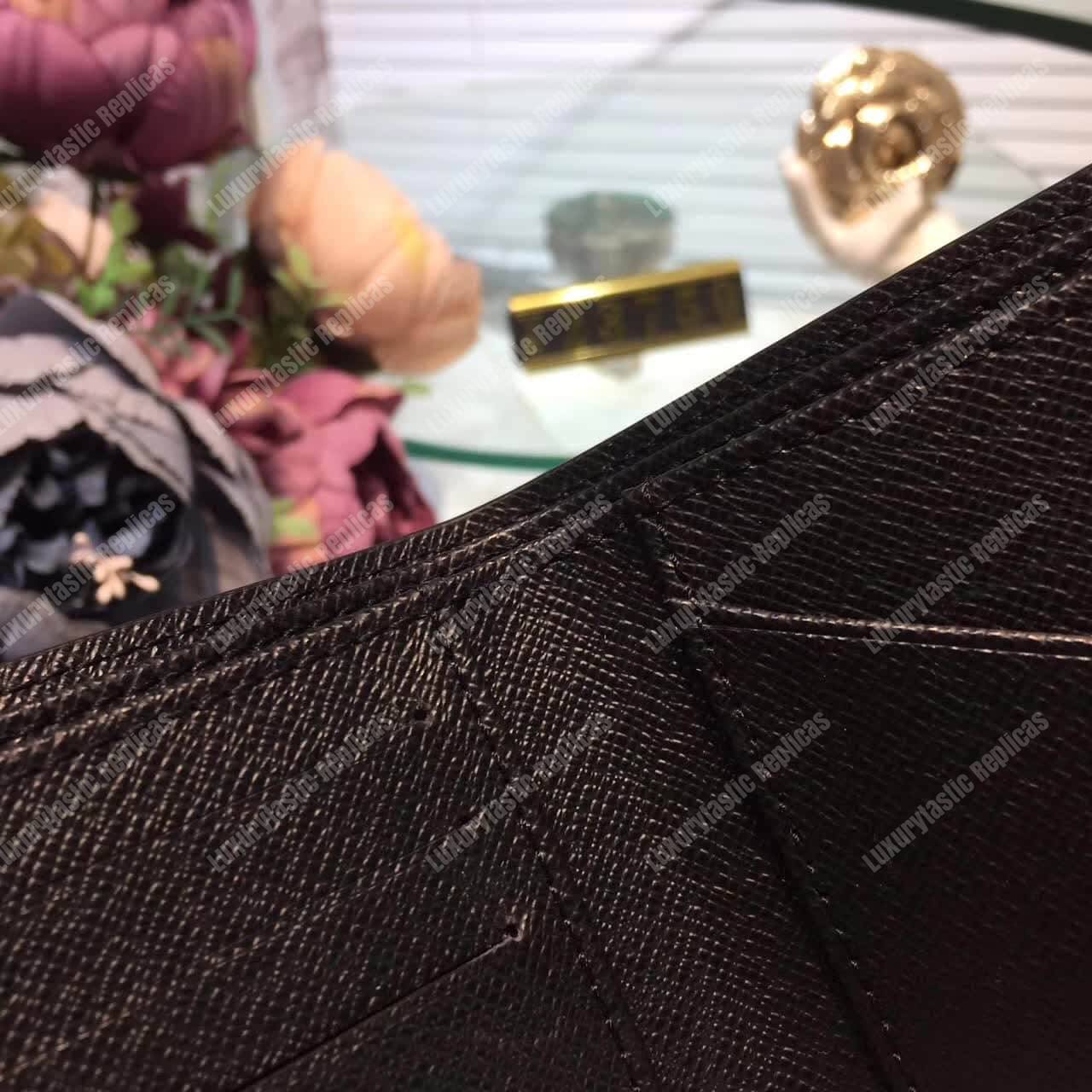 LV Multiple Wallet Taiga Leather Blue Stripe