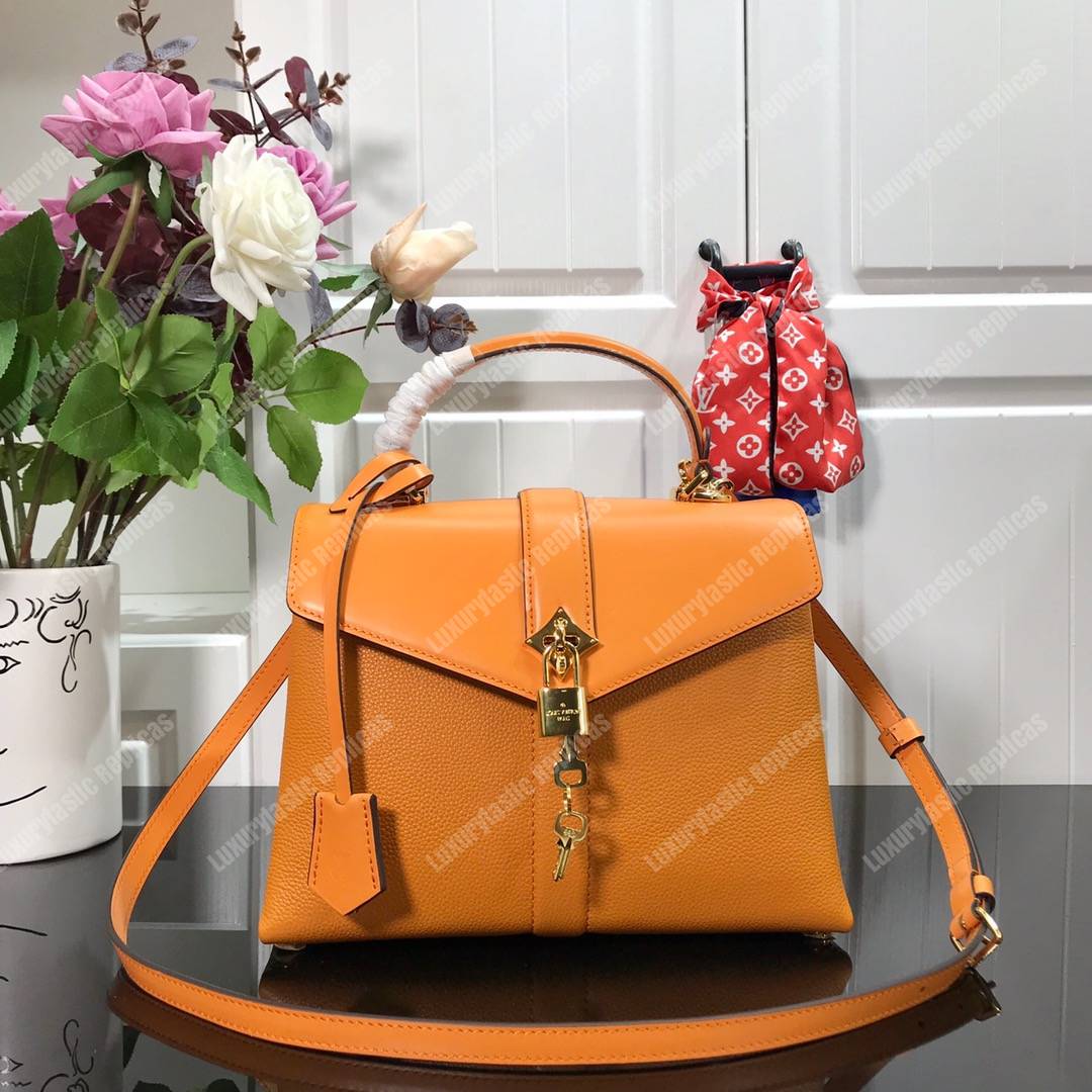 LV Rose Des Vents PM Amaretto Gold Padlock Handbag