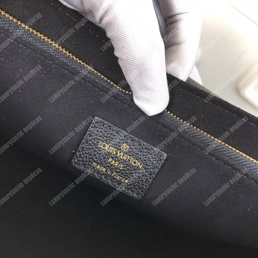 LV Vavin MM Monogram Empreinte Leather Noir