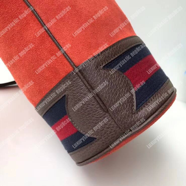 G*u*i ophidia bucket bag orange