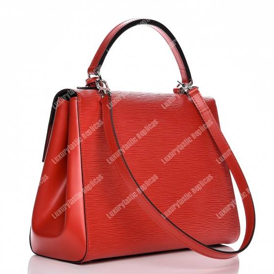 LV Cluny MM Epi Leather Coquelicot