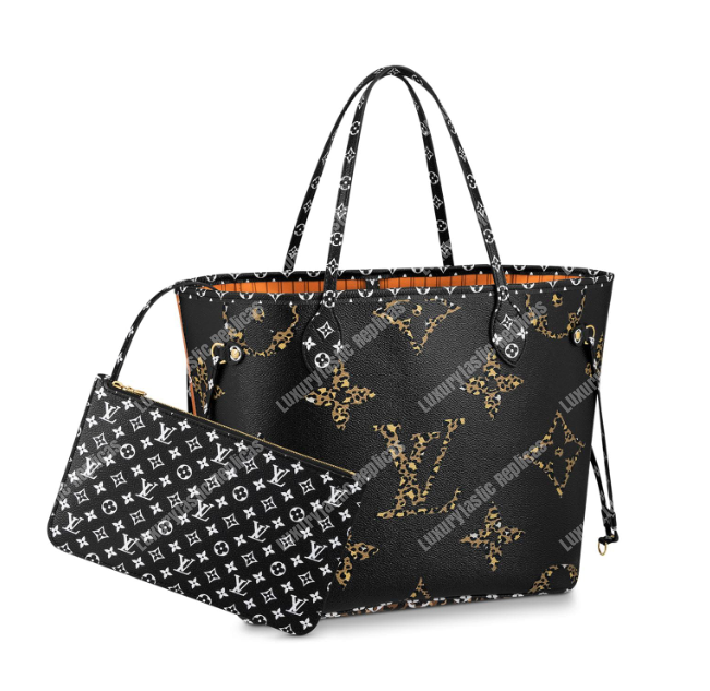 LV Neverfull MM Totes Monogram Noir