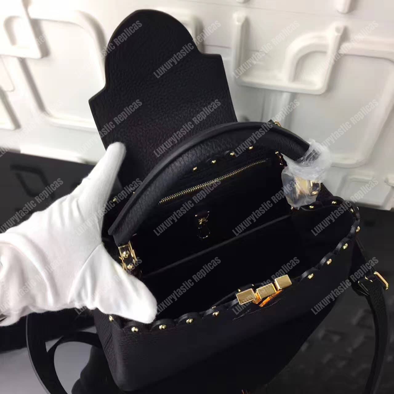LV Capucines PM Black