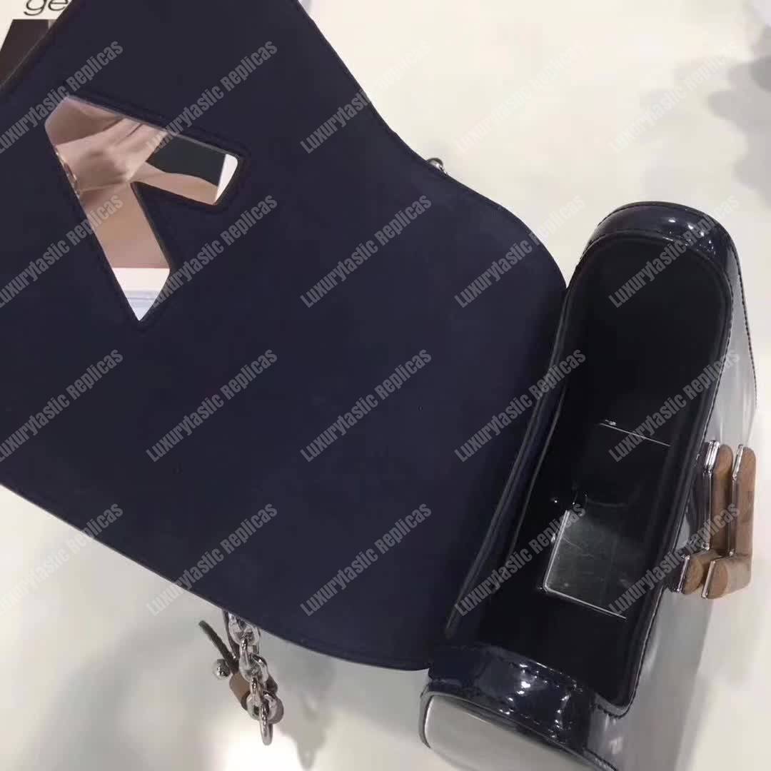 LV Twist PM Patent Leather Blue