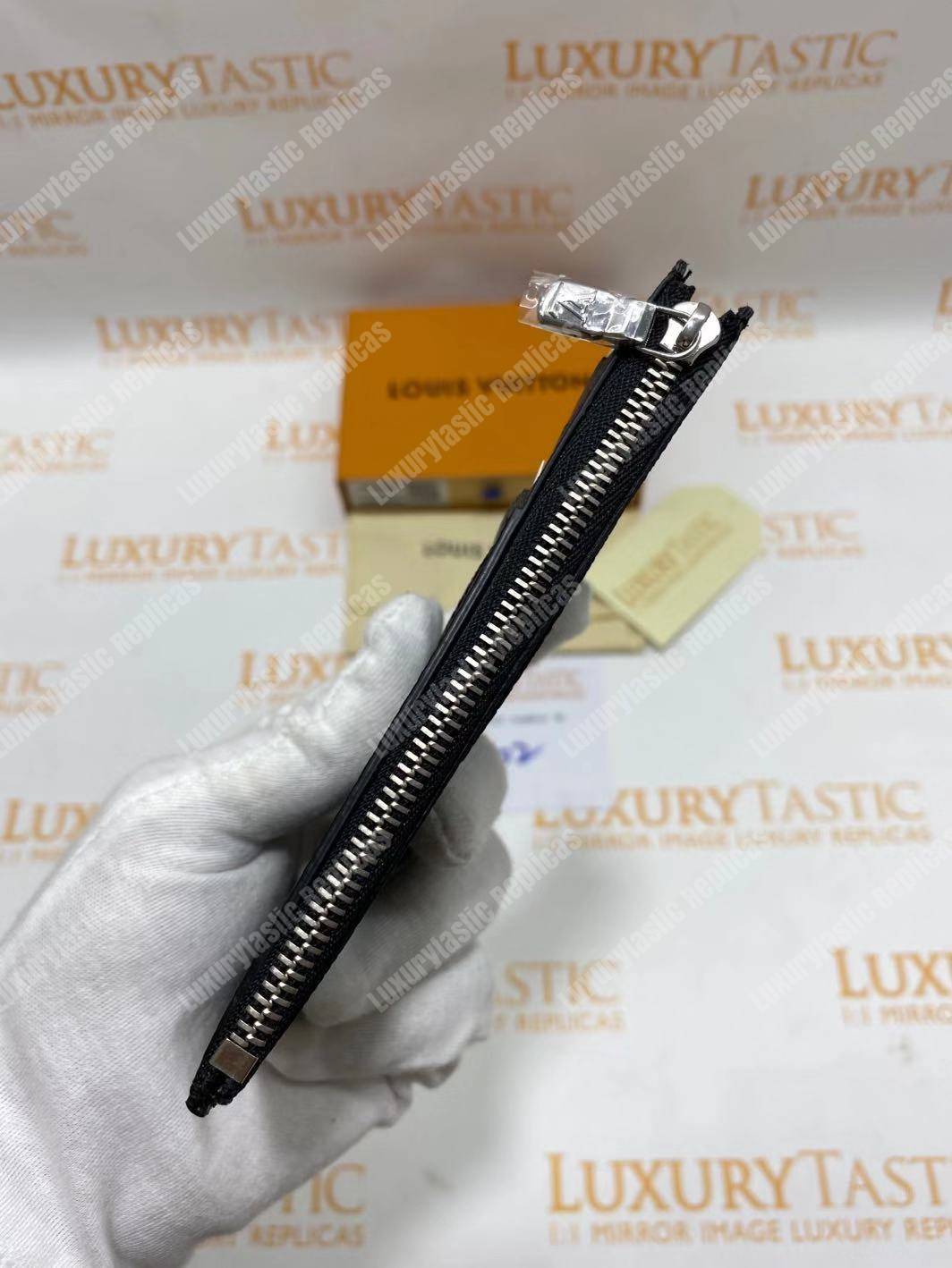 LV Coin Card Holder Damier Graphite Canvas