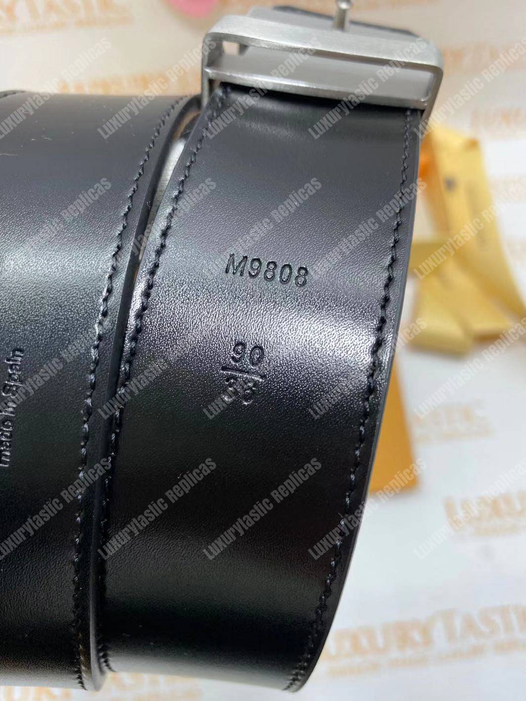 LV Initiales 40MM Belt Damier Graphite Canvas