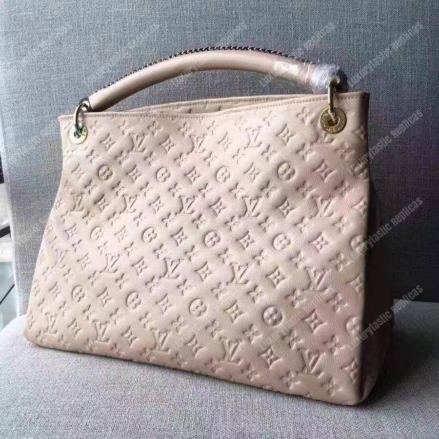 LV Artsy MM Beige Rosé Beige