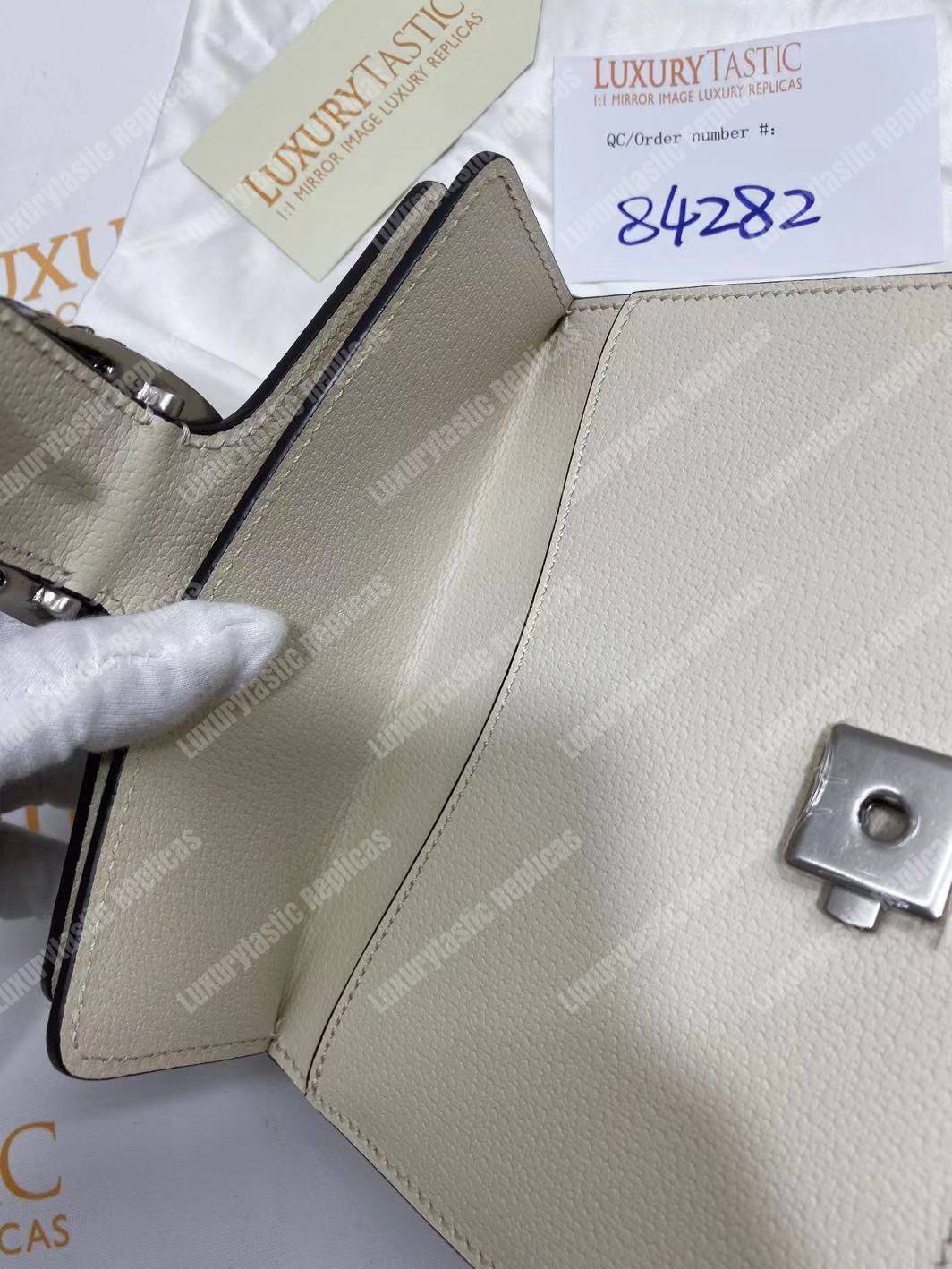 G*u*i dionysus leather mini bag white