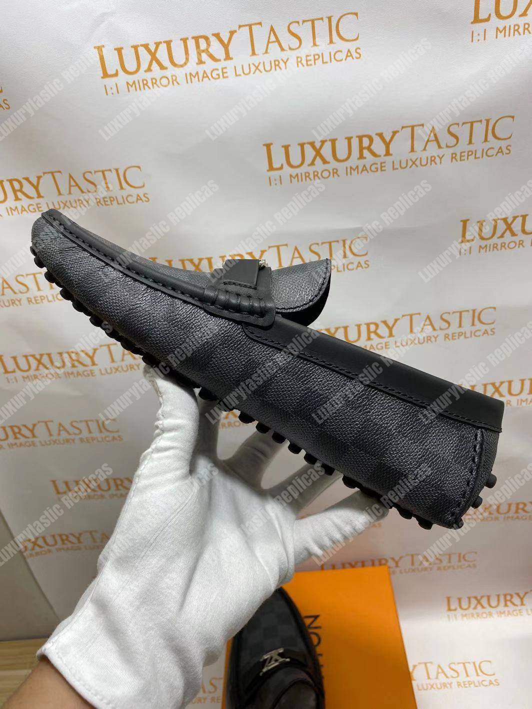 LV Hockenheim Mocassin Damier Graphite