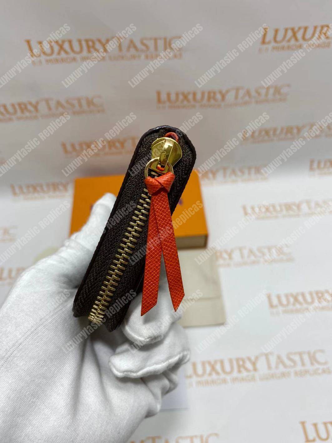 LV Clemence Wallet Monogram Orange