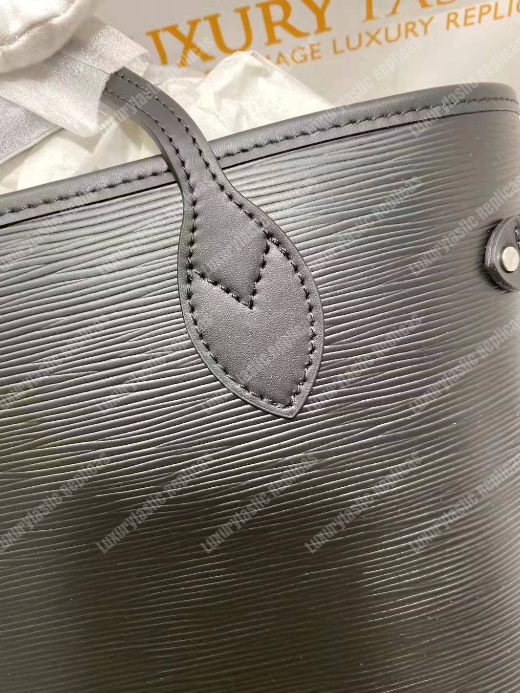 LV Neverfull MM Epi Leather Black