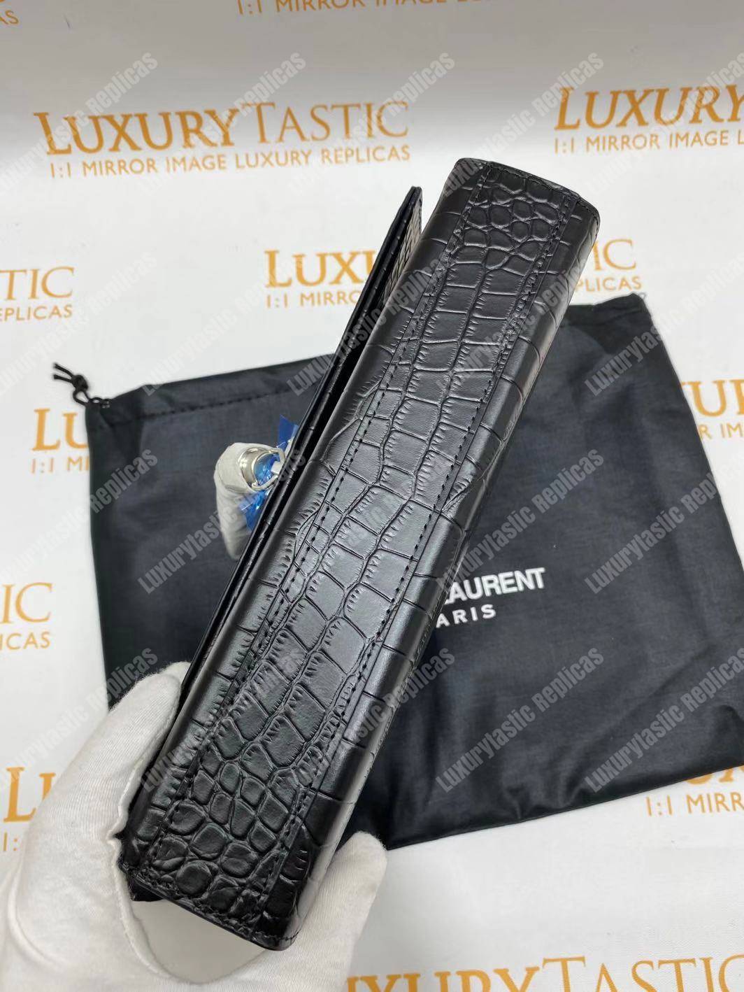 Saint Laurent Kate Chain Wallet With Tassel