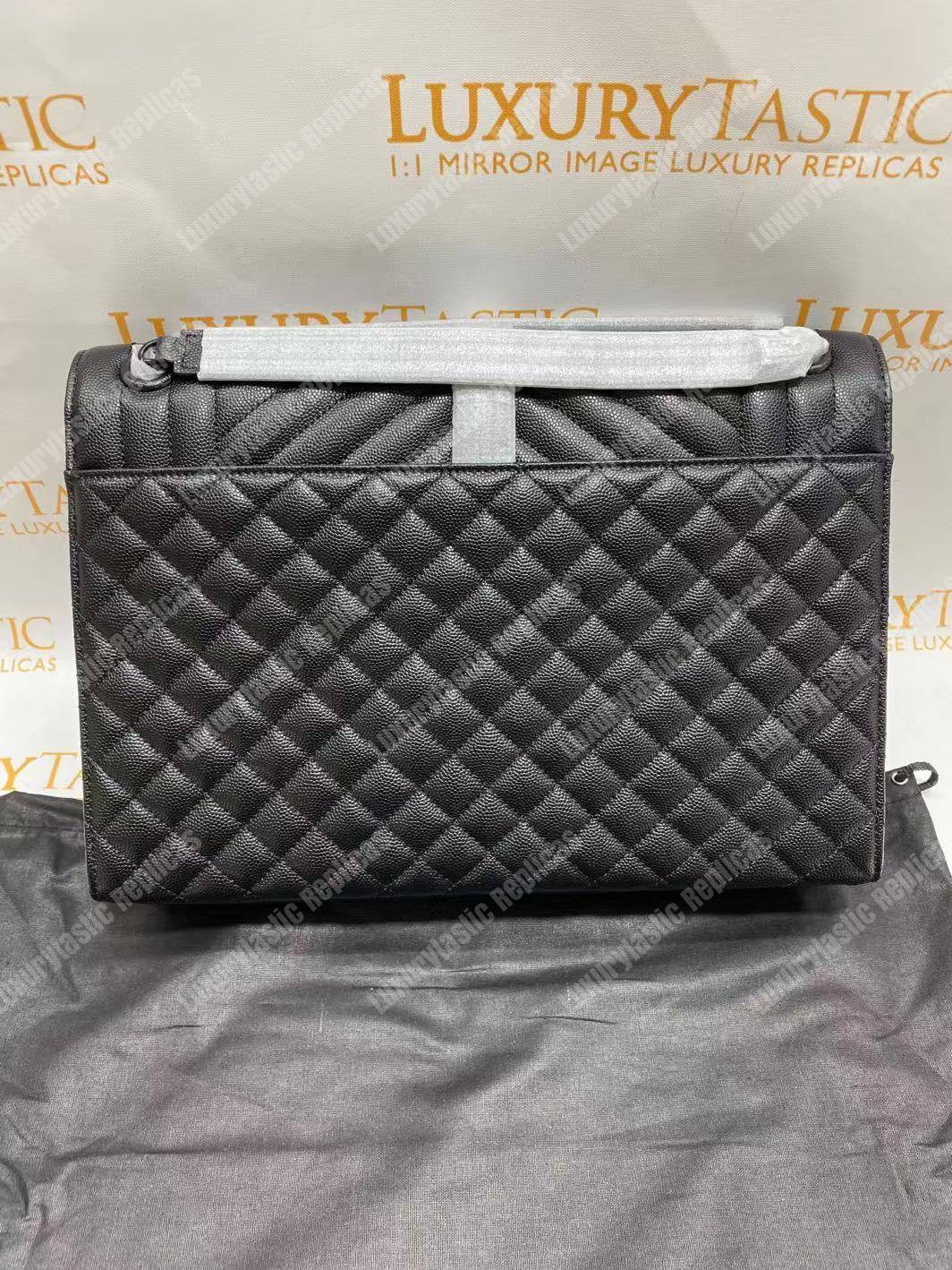 Saint Laurent Classic Large Soft Envelope Black