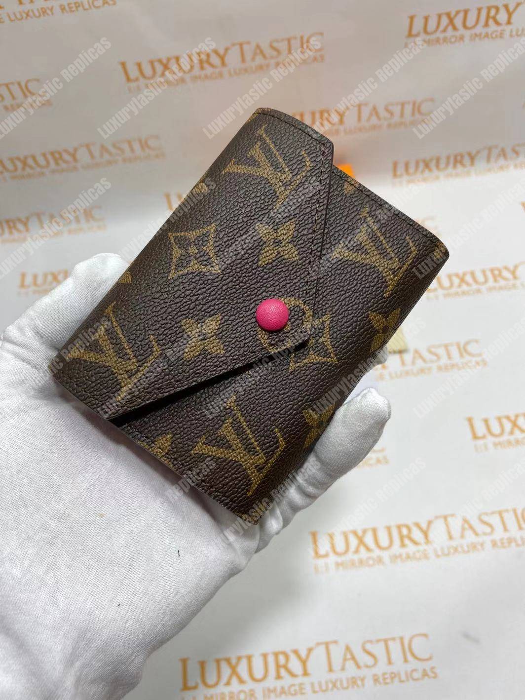 LV Victorine Wallet Monogram Fuchsia
