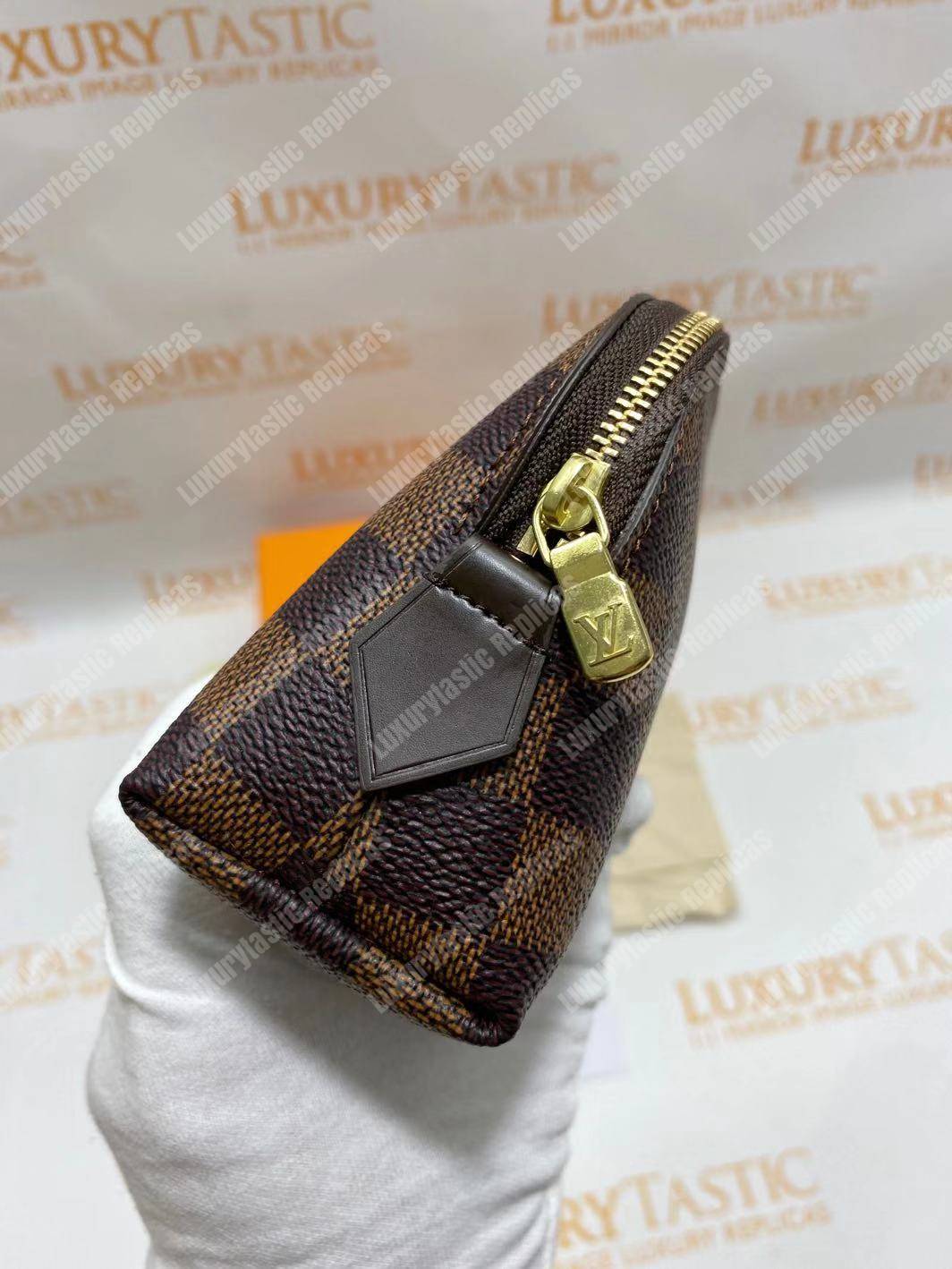 LV Cosmetic Pouch PM Damier Ebene