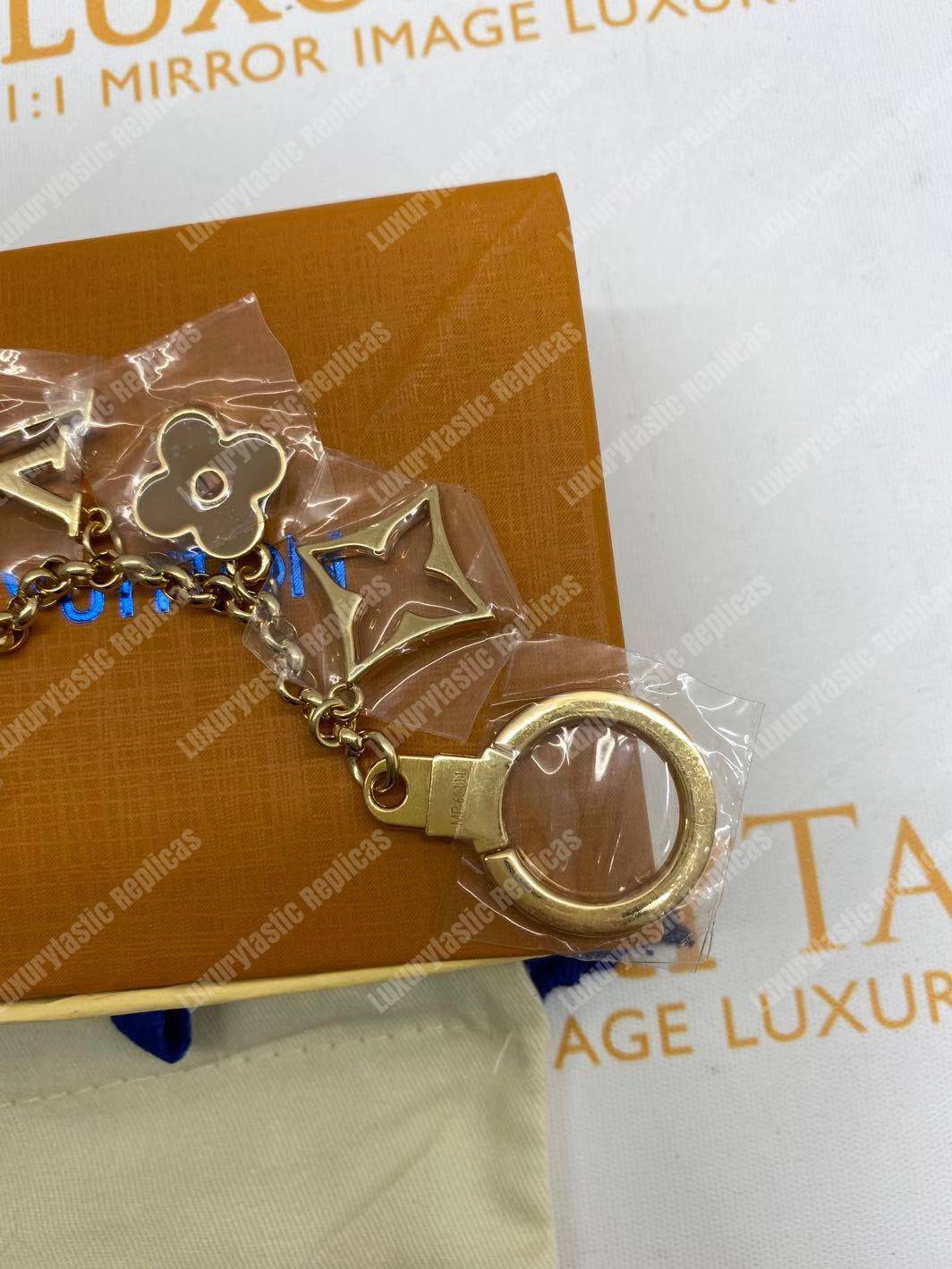 LV Fleur de Monogram Bag Charm