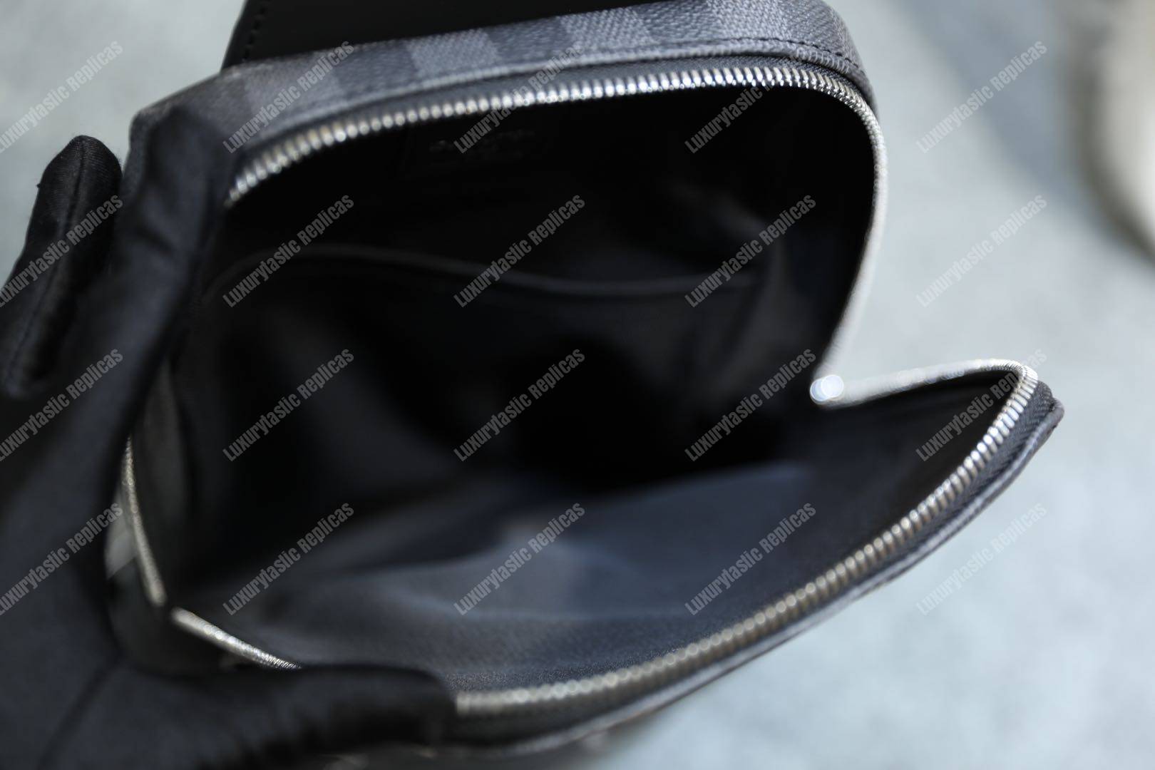 LV Avenue Sling Bag Damier Graphite Maps of the Renaissance