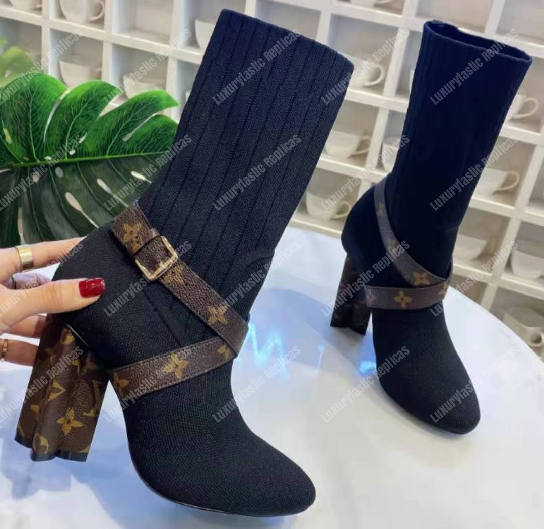 LV Silhouette Ankle Boot Monogram Canvas
