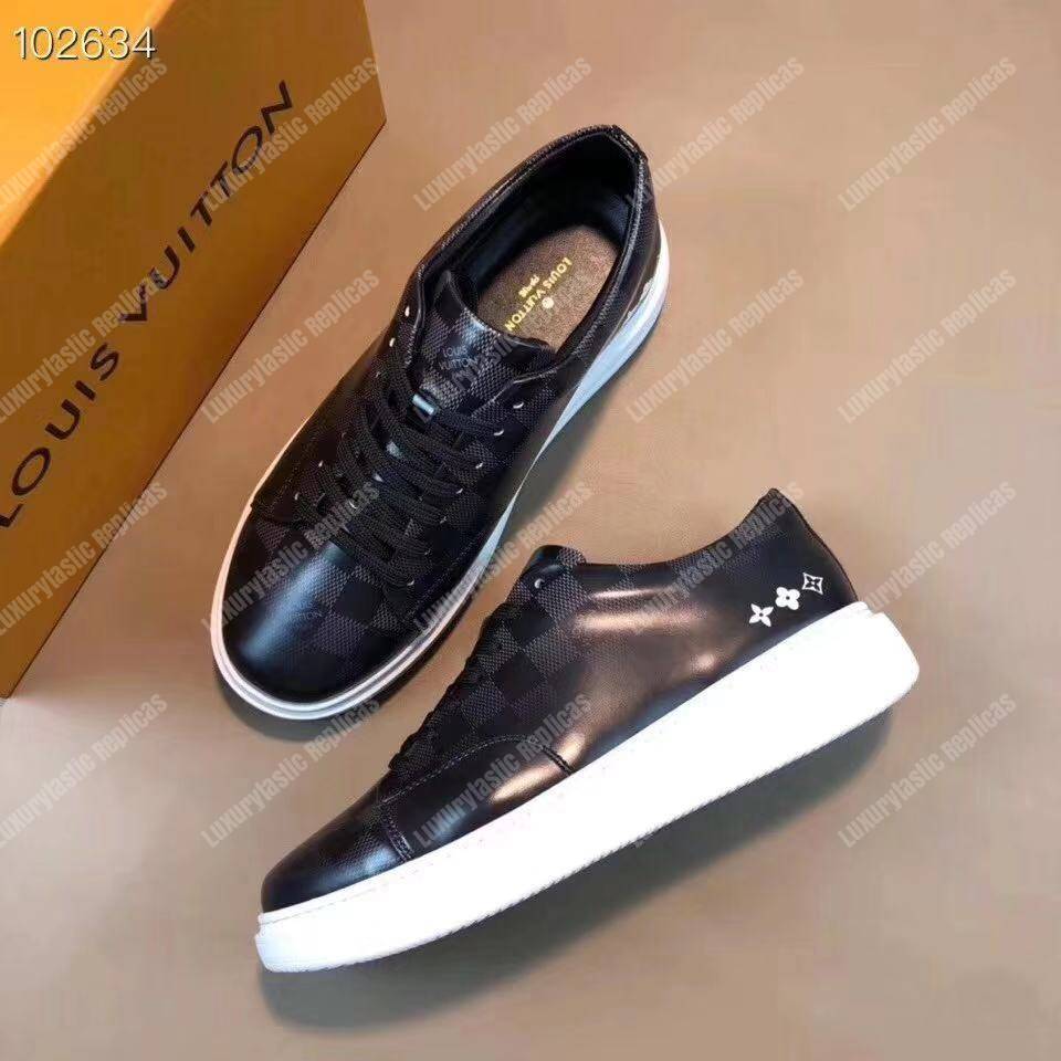 LV Beverly Hills Sneaker Damier Glzaed Canvas