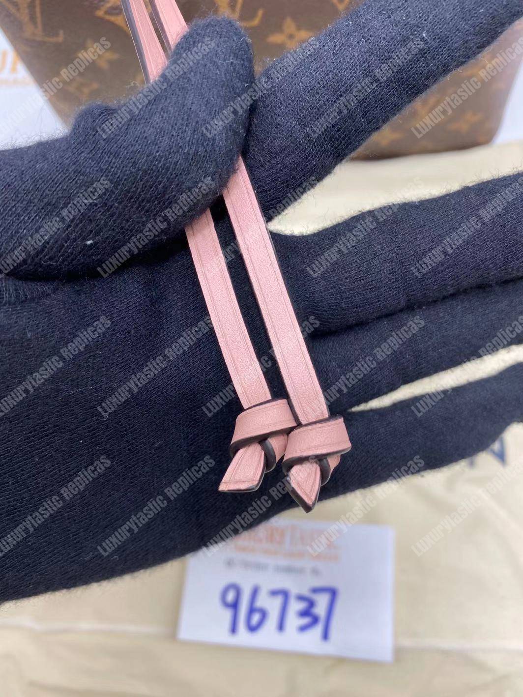 LV NéoNoé Monogram Bucket Bag Rose Ballerine