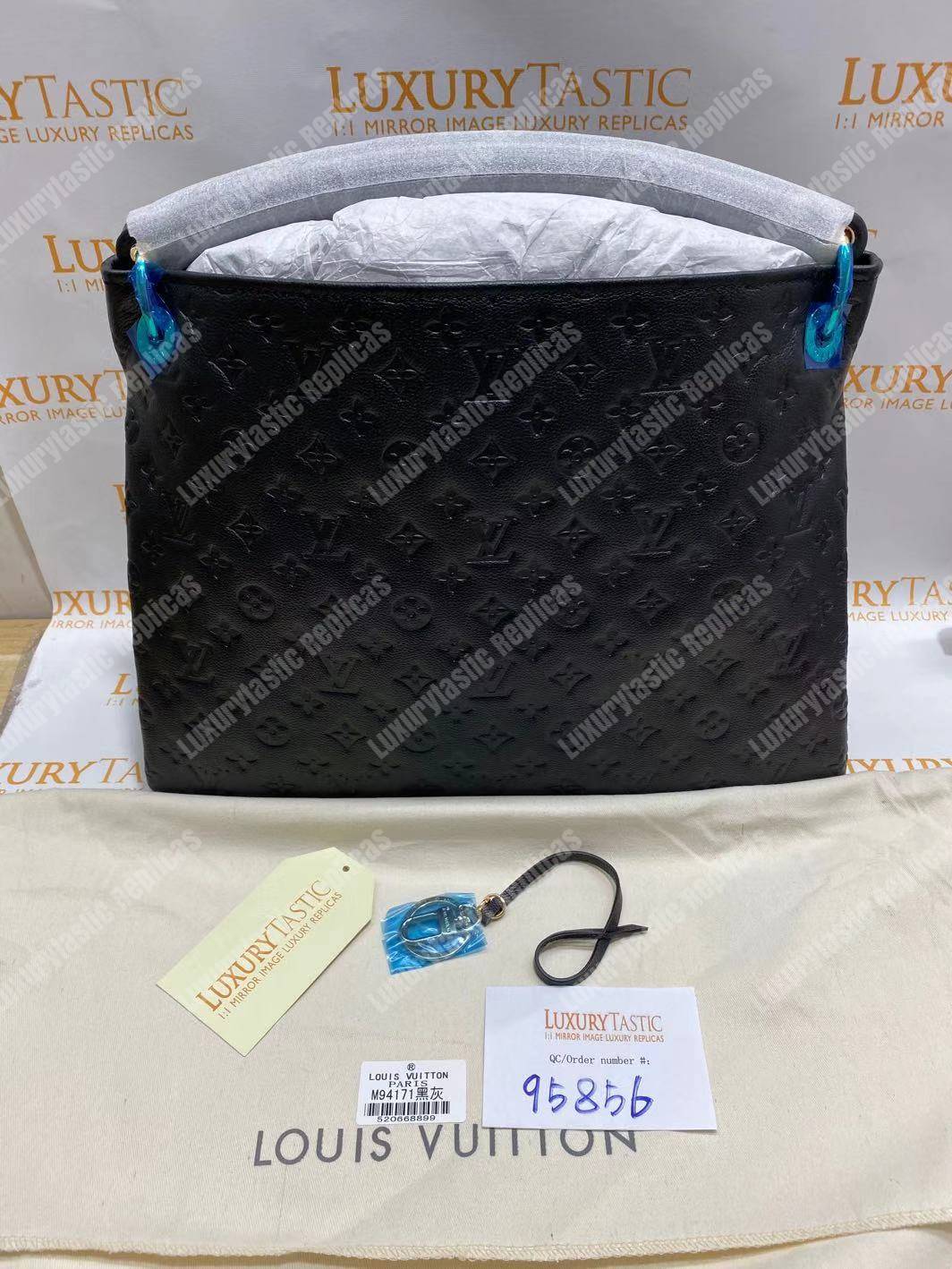 LV Artsy MM Monogram Empreinte Leather Noir