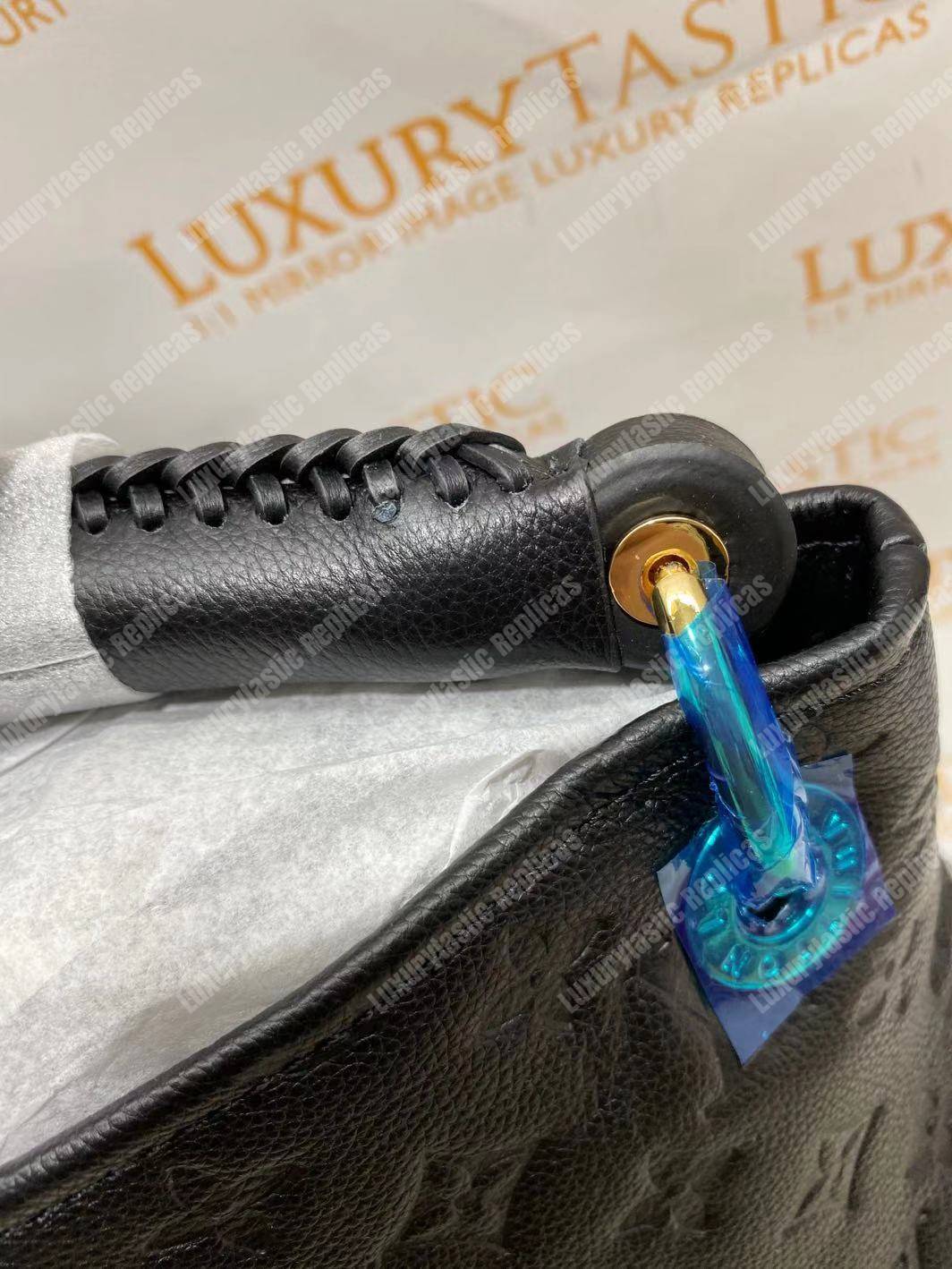 LV Artsy MM Monogram Empreinte Leather Noir