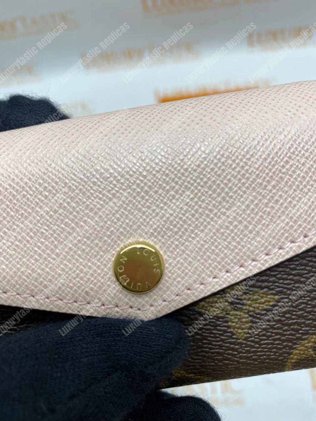 LV Sarah Multicartes Rose Ballerine Pink
