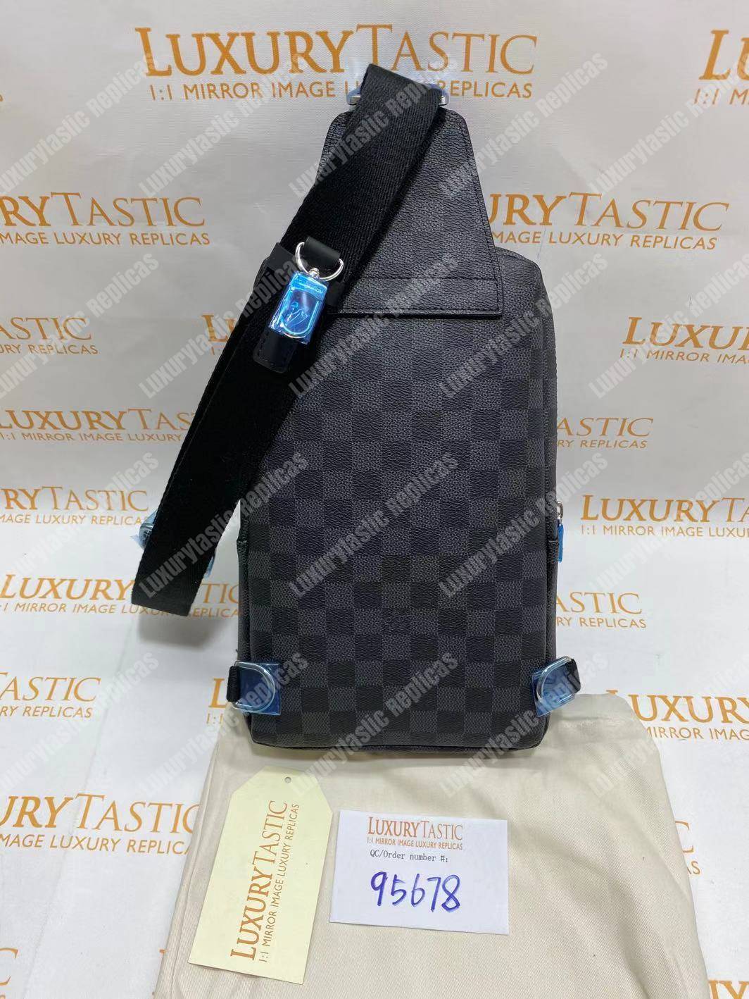 LV Avenue Sling Bag Damier Graphite Maps of the Renaissance
