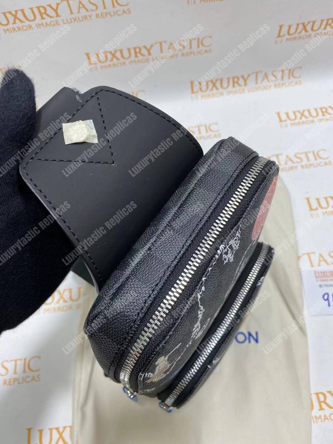 LV Avenue Sling Bag Damier Graphite Maps of the Renaissance